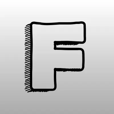 Floristic, цветочный салон, лого-визитка